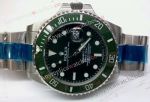Stainless Steel Green Face 41mm Rolex Submariner Watches Extra Large